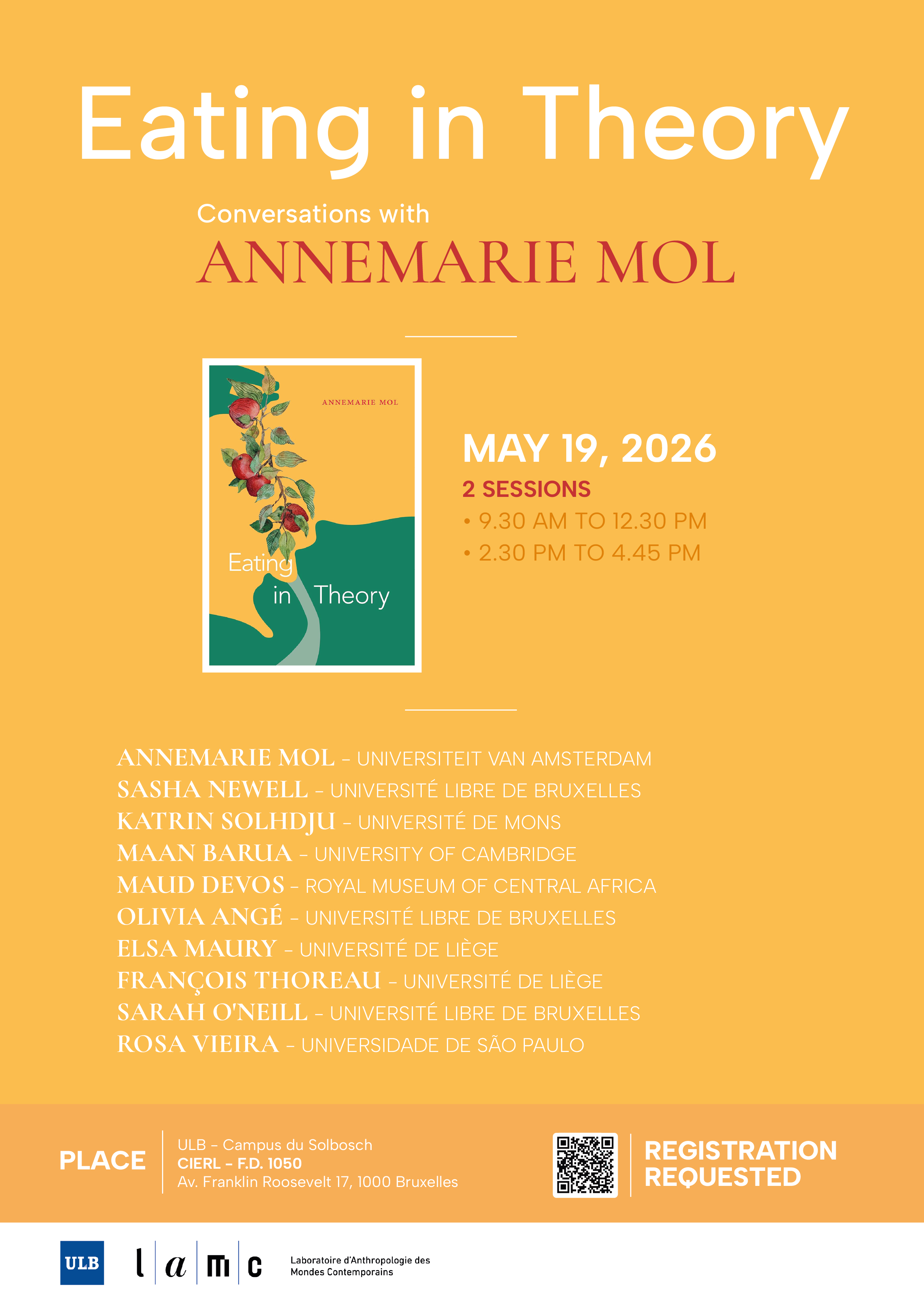 Poster: Eating in Theory - Conversations with Annemarie Mol